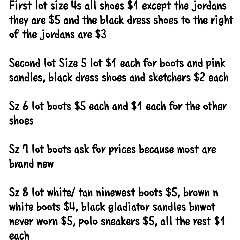 Girls toddler shoes sz 4-10